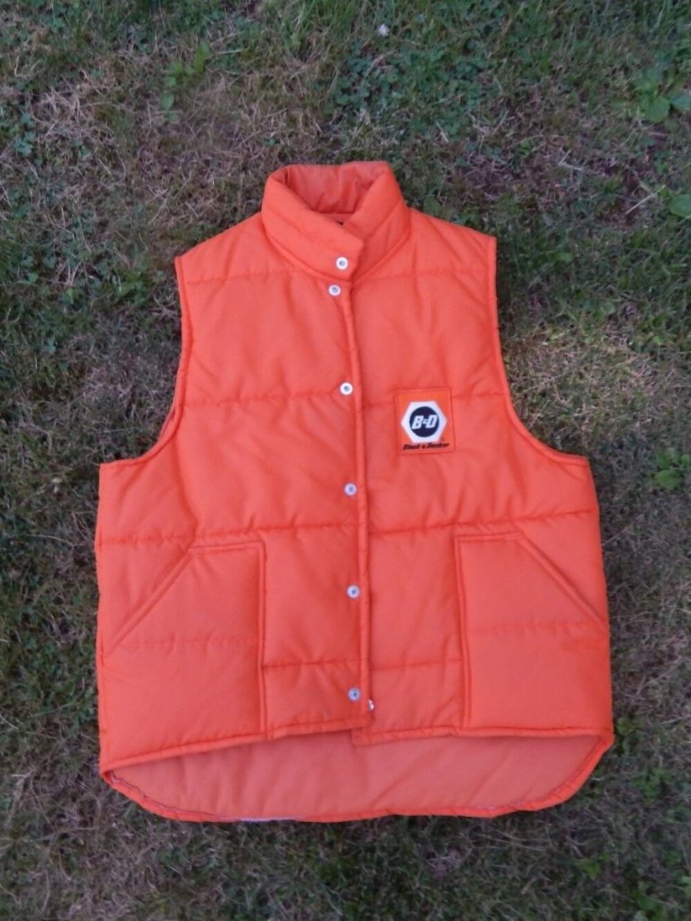 VINTAGE Black & Decker Pla-Jac Insulated Mens Adult Vest Size Large 44-46